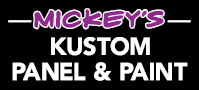 Mickey's Kustom Panel & Paint Logo