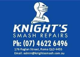 Knights Smash Repairs Roma Logo